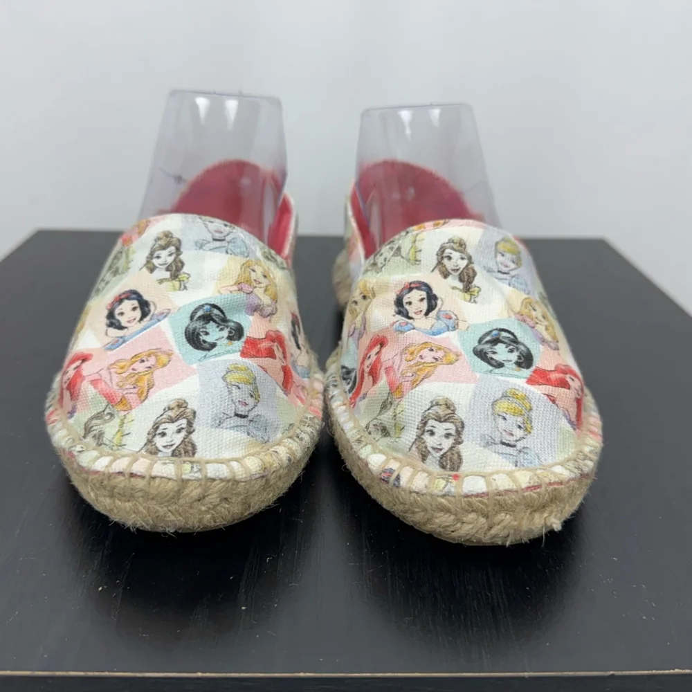 Disney Ubuntu Princess Espadrille Limited Edition Slip On Shoes Women 8 Canvas